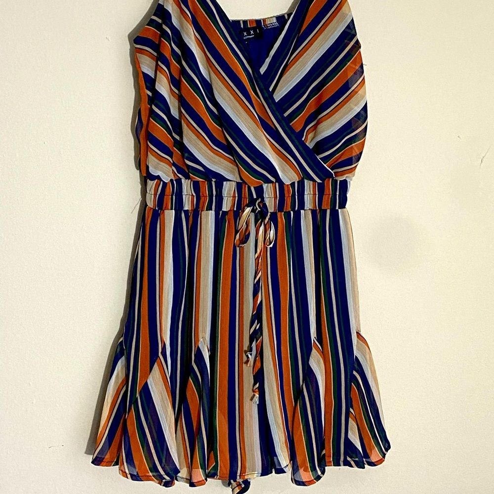 Trixxi bohemian romper with stripes